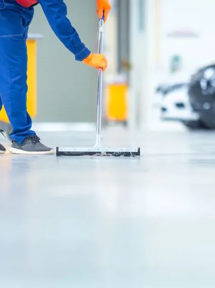 Glossy dealership floor in Escondido