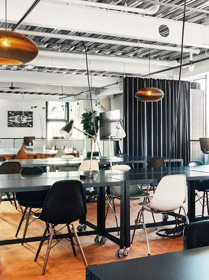 Shared office tables